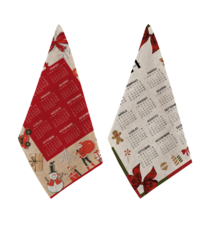 XMAS DISH TOWEL DIGITAL CALENDAR 50X70 Tellini S.r.l. Wholesale Clothing